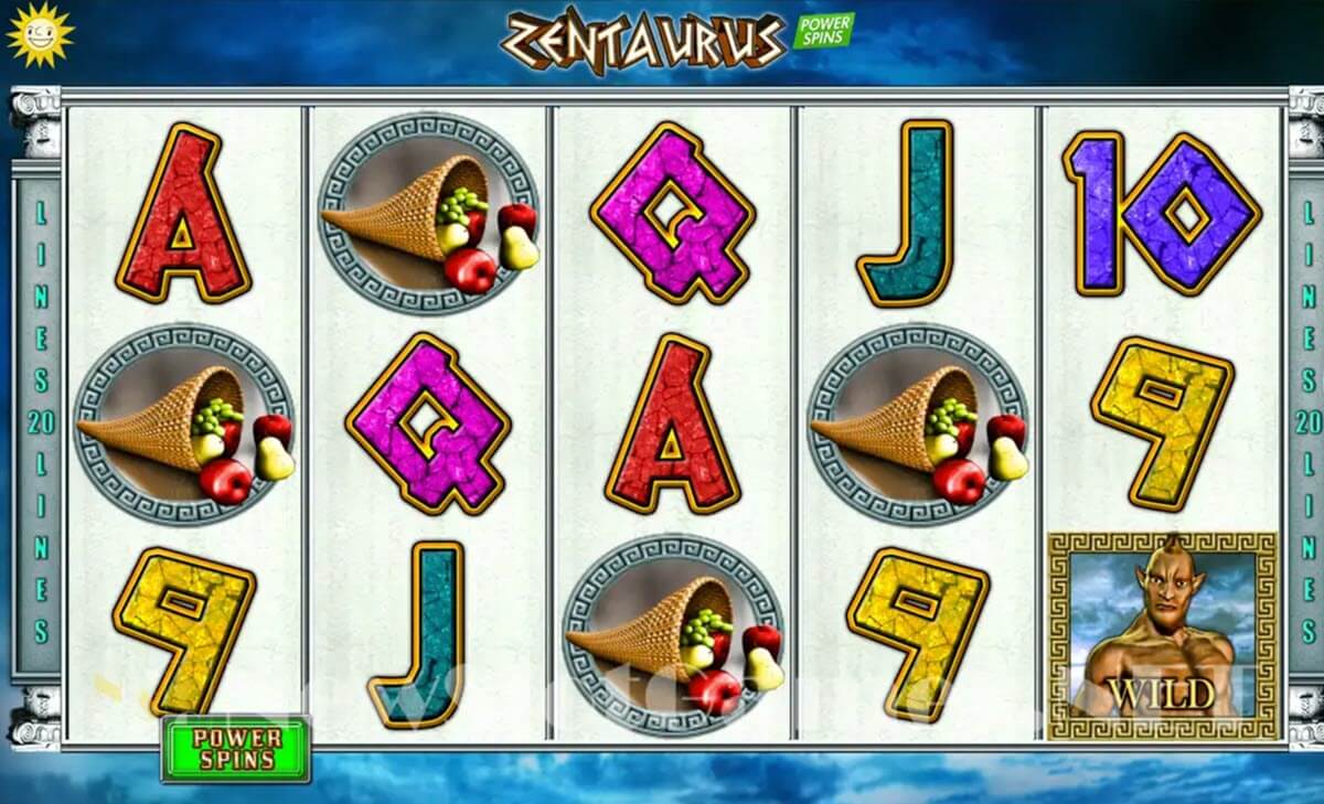 Machine à sous Zentaurus du Casino 2000 du Luxembourg