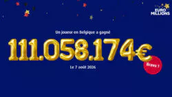 EuroMillions : un joueur belge rafle 111 millions d’euros, le 4e jackpot du pays en 2026