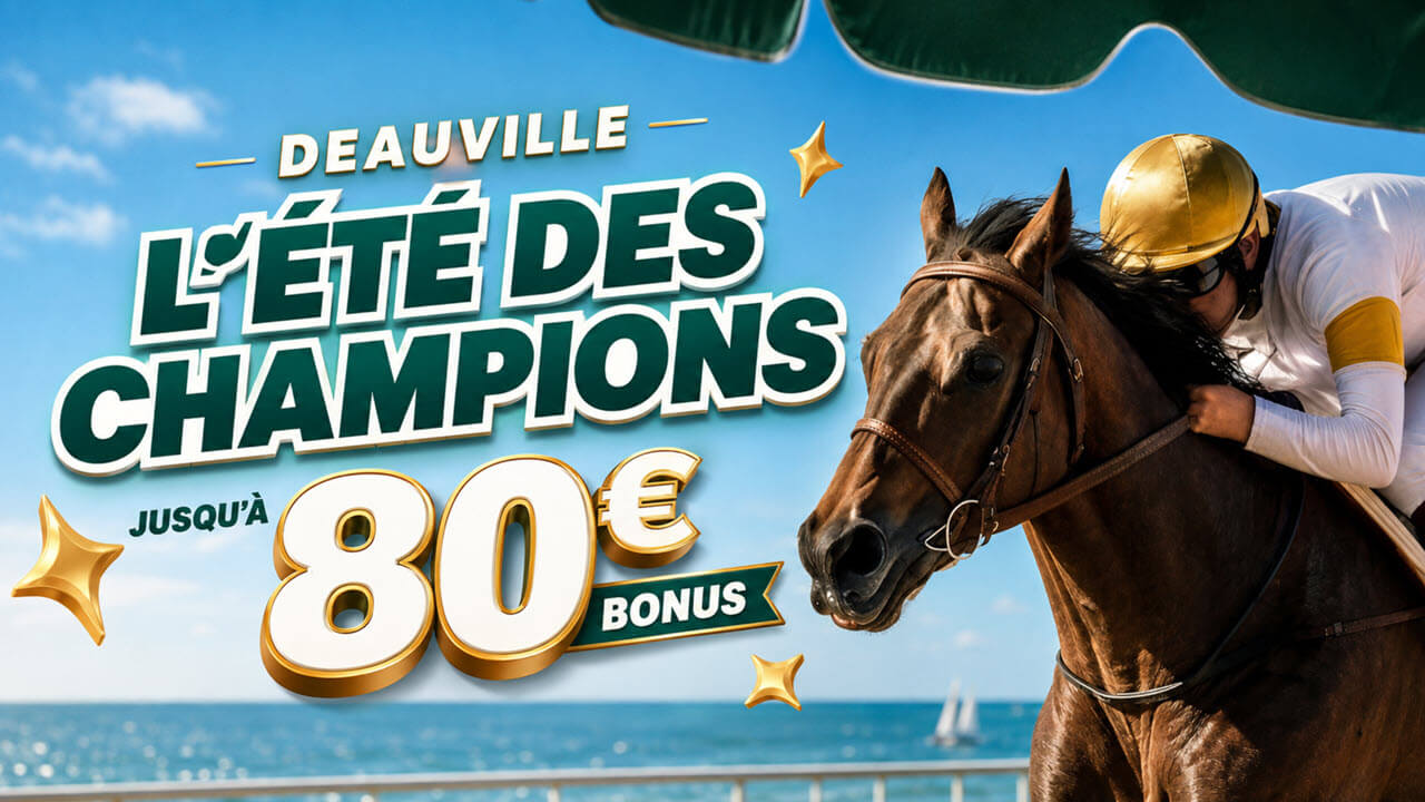 PMU Play : jusqu'à 80 € de bonus et neuf e-Tirelires pour le meeting de Deauville