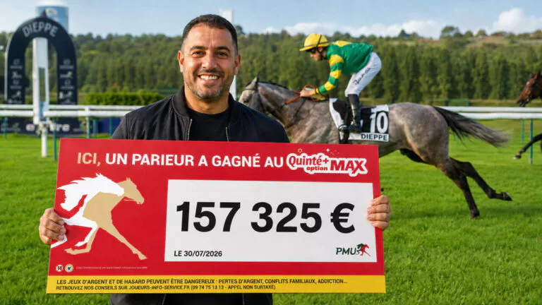 PMU : il mise 3 €, rafle plus de 157 000 € et devient le 7e grand gagnant de l’année dans l’Essonne