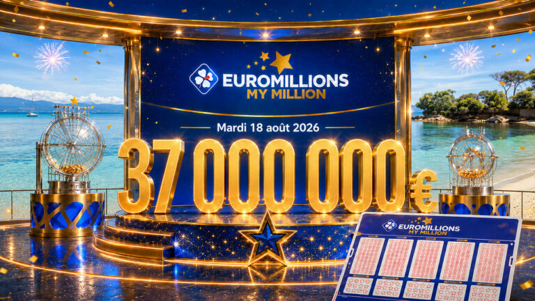 Résultat EuroMillions du 18 août : aucun gagnant à 37 millions d&rsquo;euros, le jackpot grimpe à 49 millions d&rsquo;euros