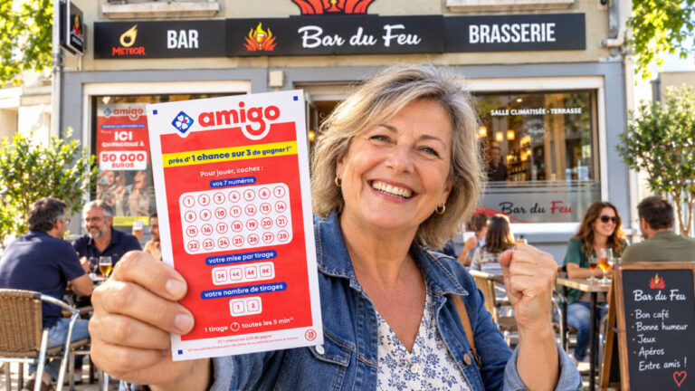 Amigo FDJ : il participe à un tirage au bar de Feu à Jarny (54) et remporte 50 000 €