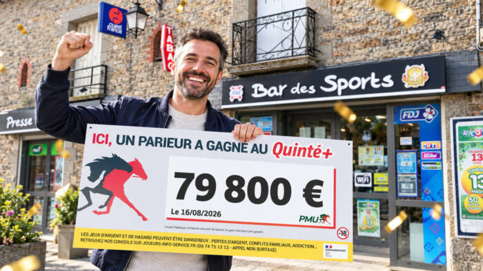 PMU : un bar repris depuis 5 jours fait déjà un grand gagnant Quinté+ à 79 800€