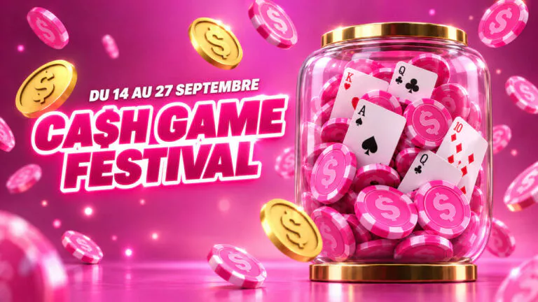 Cash Game Festival PMU PLAY Poker 2026 : Leaderboards, Splash Pot et Happy Hours du 14 au 27 septembre