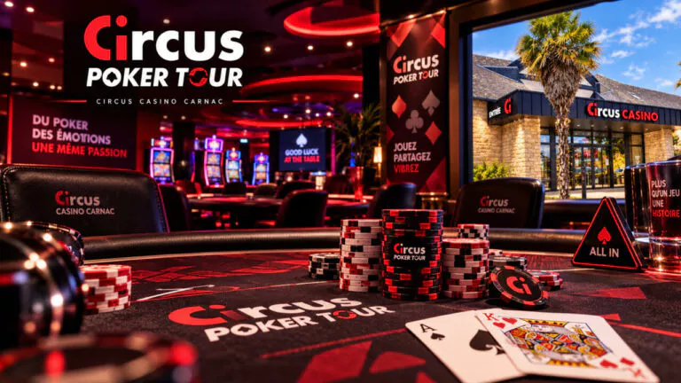 Circus Poker Tour : Carnac donne le coup d&rsquo;envoi du 9 au 11 octobre avec Clémence Castel en invitée