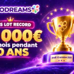 Super Tirage EuroDreams 15 octobre 2026 : 50 000 € par mois pendant 30 ans