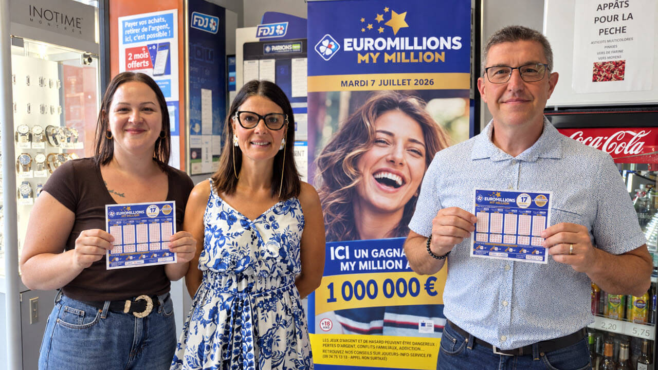 EuroMillions My Million : un lorrain gagne 1.000.000 € et continue de jouer dans le même tabac-presse à Dieulouard