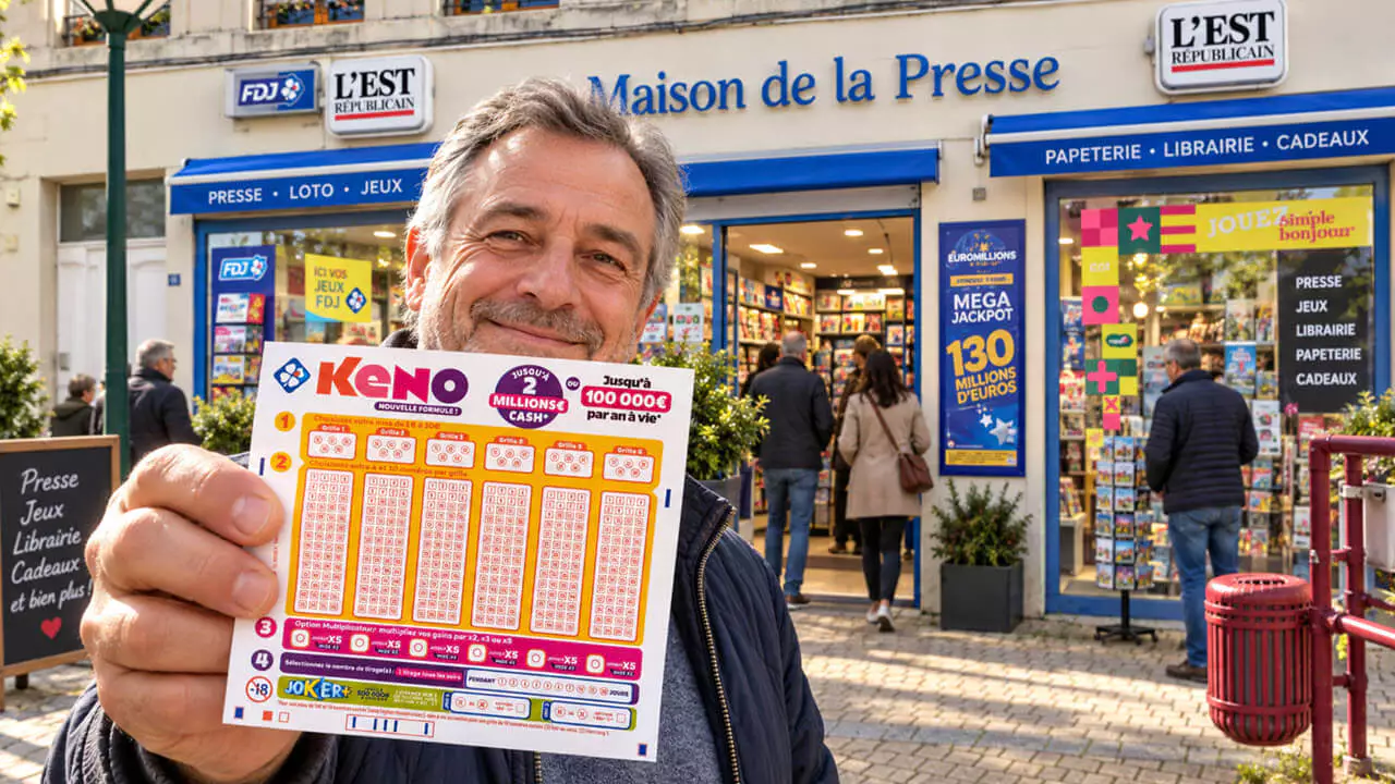 Keno : un joueur remporte 40 000 € en profitant du multiplicateur x5 à Ligny-en-Barrois