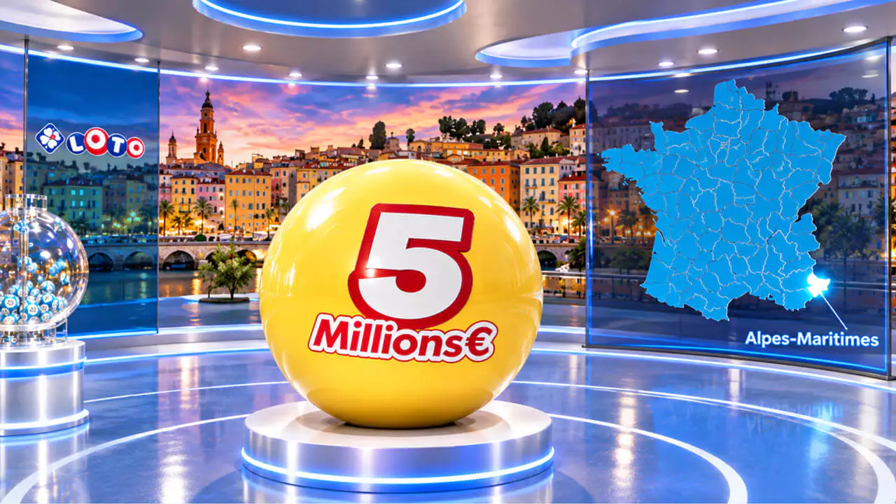 Loto : un joueur des Alpes-Maritimes rafle seul les 5 millions d'euros du samedi 26 septembre