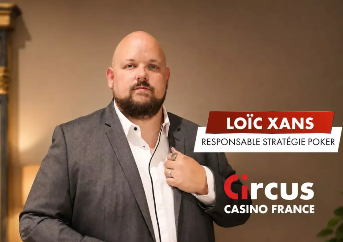 Loïc Xans, le responsable de la stratégie poker chez Circus Casino France
