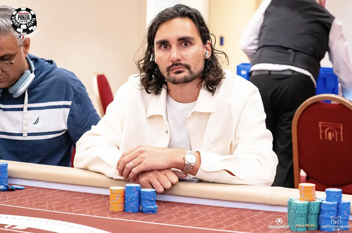 Maxime Doki-Thonon, jeune joueur de poker échoue tout près de la table finale de ce Main Event des WSOP-C Paris