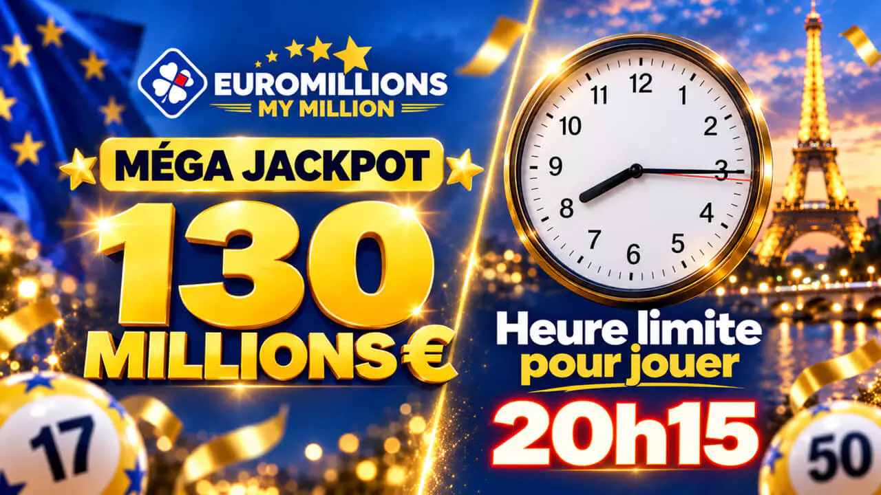 Mega Jackpot EuroMillions : plus que quelques heures pour jouer, la clôture est à 20h15