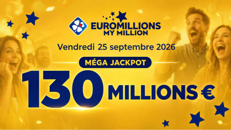EuroMillions : un Mega Jackpot de 130 millions d&rsquo;euros confirmé pour le vendredi 25 septembre