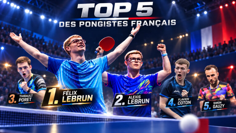 Meilleurs joueurs de tennis de table en France : classement à jour (septembre 2026)
