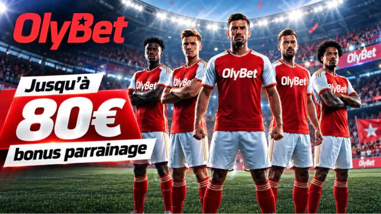 Parrainage OlyBet « Fais ton équipe » : jusqu&rsquo;à 80 € de bonus en plus