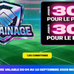 Code parrainage Unibet : jusqu’à 30€ pour le parrain et le filleul