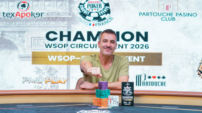 Pierre Chevalier remporte le Main Event WSOP-C Paris 2026 : 260 000 € et une bague