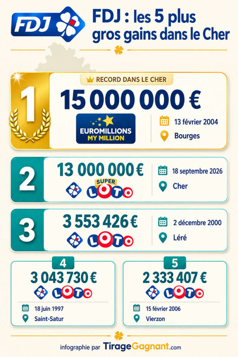 Cher : les plus gros gains et gagnants FDJ au Loto et à l&rsquo;EuroMillions