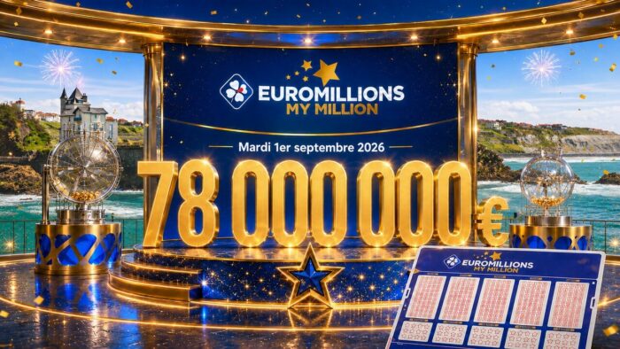 Résultat EuroMillions du 1er septembre : aucun gagnant à 78 millions d&rsquo;euros, le jackpot grimpe à 89 millions d&rsquo;euros