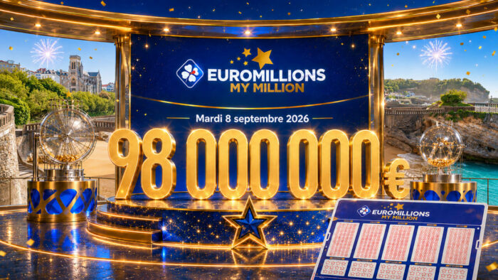 Résultat EuroMillions du 8 septembre : aucun gagnant à 98 millions d&rsquo;euros, le jackpot grimpe à 111 millions d&rsquo;euros