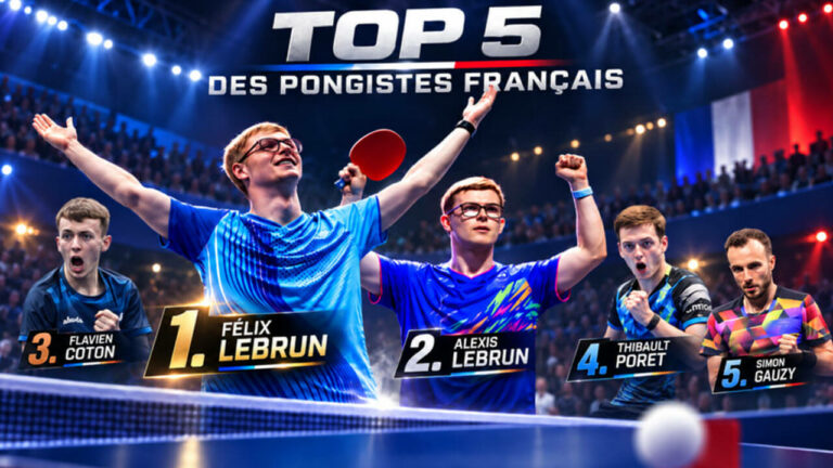 Meilleurs joueurs de tennis de table en France : classement à jour (21 septembre 2026)