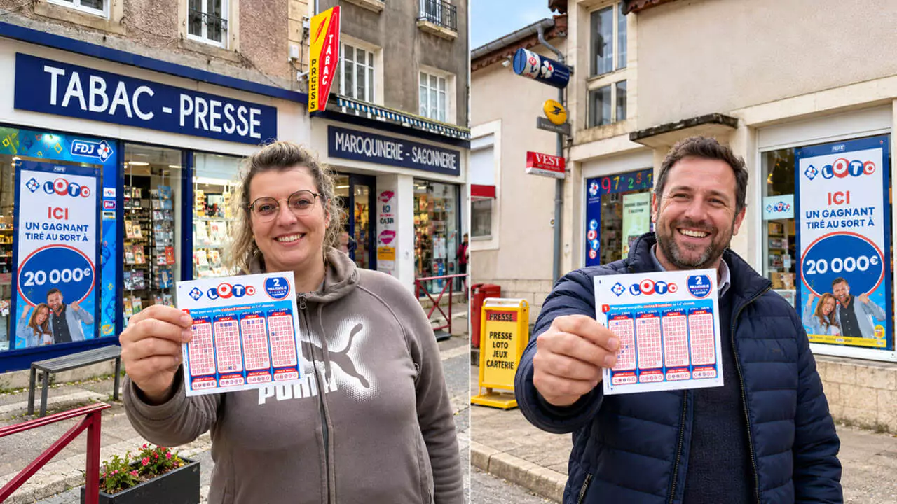 Loto : 2 gagnants dans le Grand Est lors du même tirage, plus de 40 000 € remportés