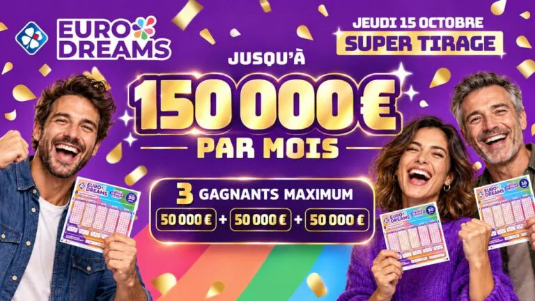 Super Tirage EuroDreams : jusqu&rsquo;à 150 000 € par mois distribués jeudi, la règle méconnue des 3 gagnants