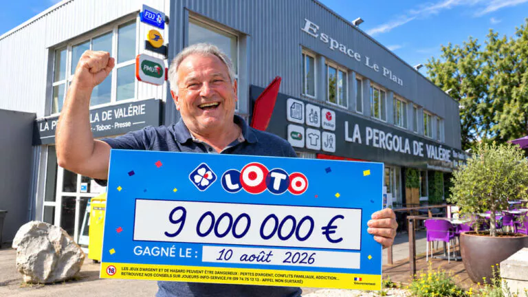 Loto FDJ : 9 millions d&rsquo;euros pour un habitué bas-alpin, qui a découvert son gain sur Internet