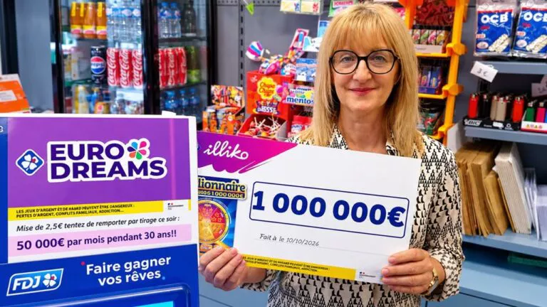 Millionnaire FDJ : cette Stéphanoise rejoue 20 € gagnés, son 2e ticket lui rapporte 1 million d&rsquo;euros
