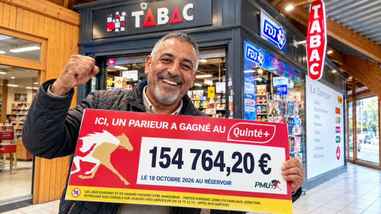 154 764 € au Quinté+ : l&rsquo;Ain tient son premier grand gagnant PMU depuis 2019