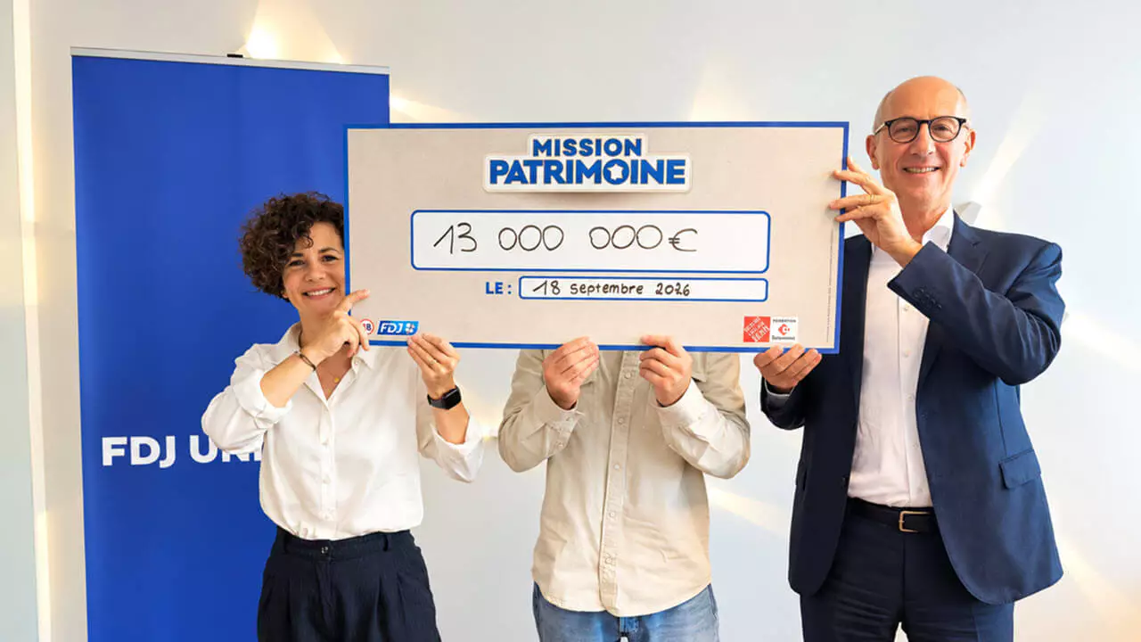 Super Loto du Patrimoine : venu chercher un colis à Bourges, il gagne 13 millions d'euros avec sa deuxième grille