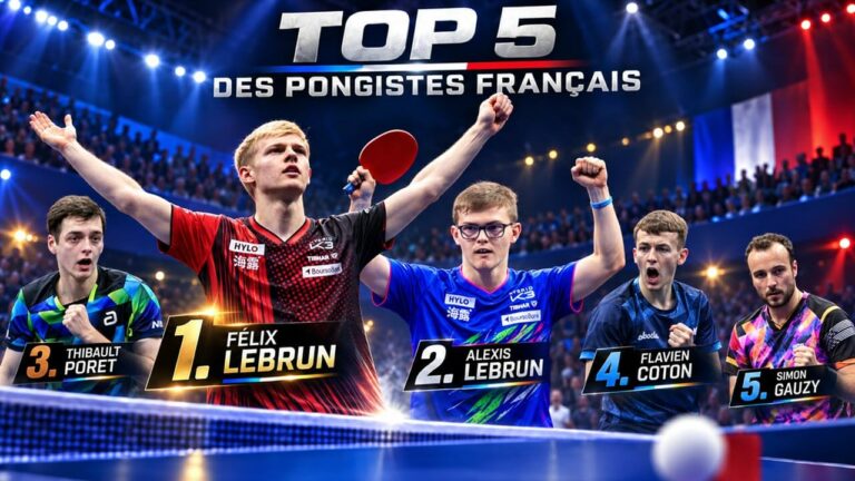 Meilleurs joueurs de tennis de table en France : classement à jour, Félix et Alexis Lebrun devant