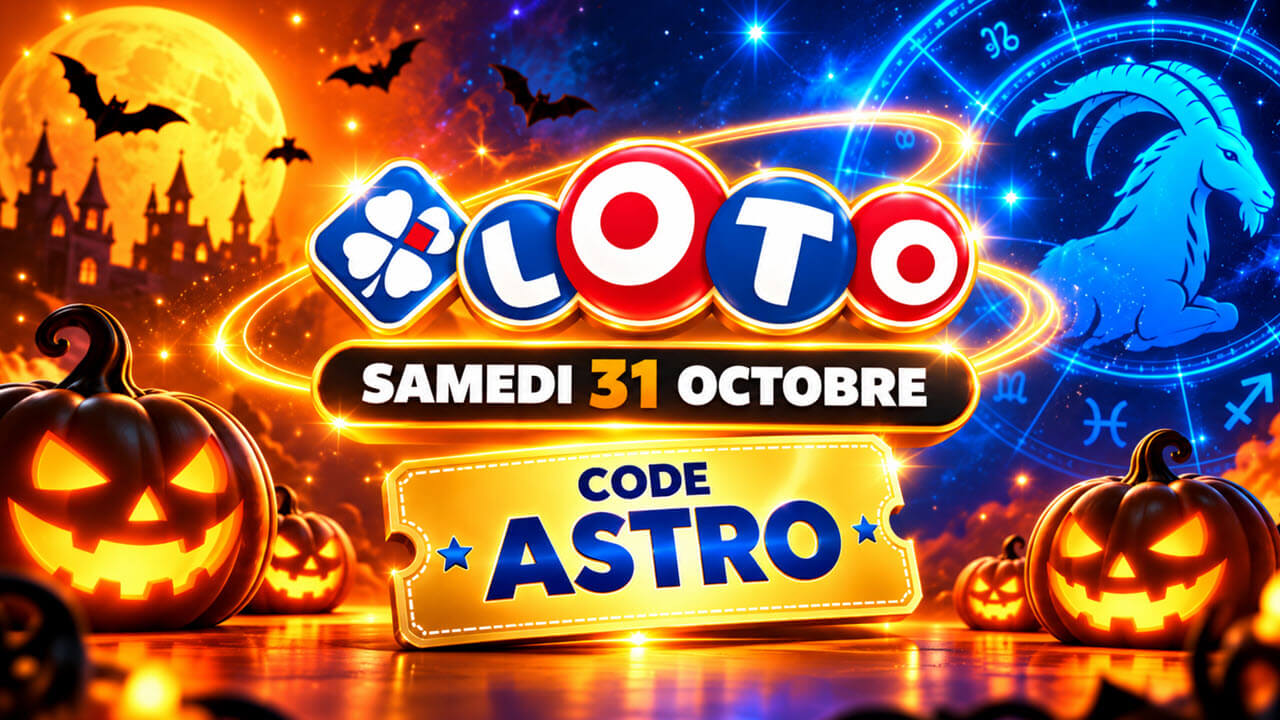 Loto Halloween : 1 grille Loto achetée, 2 grilles offertes avec ce code promo