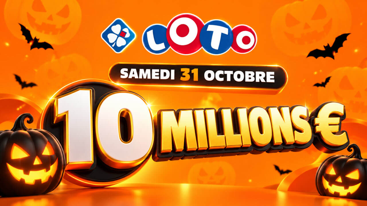 Loto Halloween 2026 : 10 millions d'euros en jeu samedi 31 octobre, le 2nd tirage à 1 million