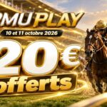 Super Weekend PMU PLAY : jusqu’à 20 € de Tickets Hippique à décrocher ce samedi et dimanche