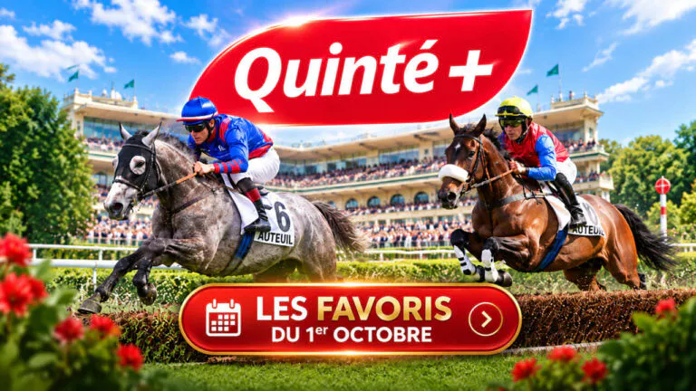Quinté+ jeudi 1er octobre : Grey Fighter et Webcam favoris du Prix Céréaliste à Auteuil