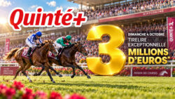 Prix de l&rsquo;Arc de Triomphe : 3 millions d&rsquo;euros dans la Tirelire du Quinté+, rendez-vous au comptoir dimanche