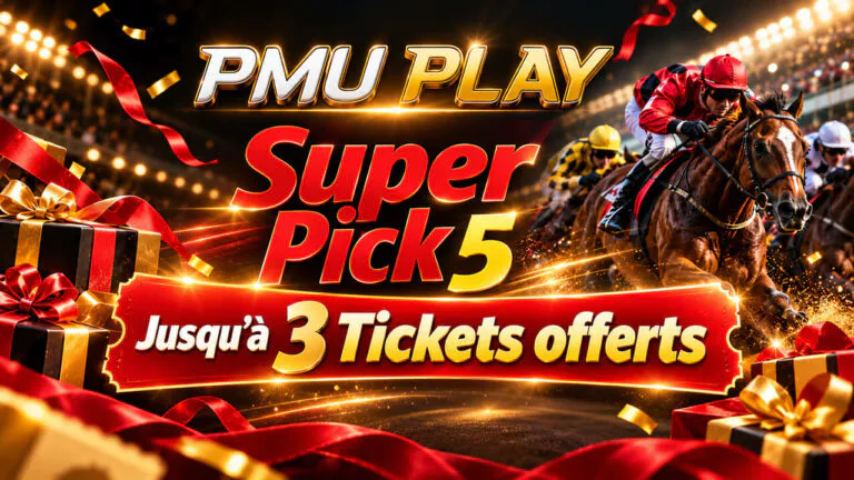 Super Pick5 : jusqu&rsquo;à 3 Tickets offerts et 5 000 Tickets en jeu pour le lancement sur PMU PLAY