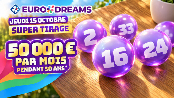 Super Tirage EuroDreams : les numéros les plus tirés au sort et les grands absents aujourd&rsquo;hui
