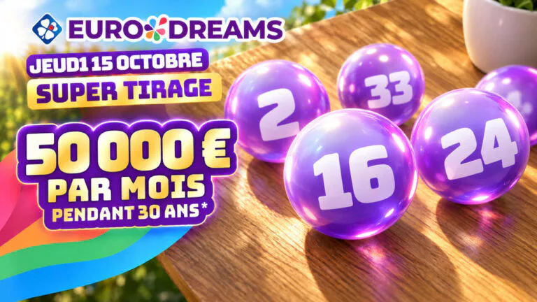 Super Tirage EuroDreams : les numéros les plus tirés au sort et les grands absents aujourd&rsquo;hui