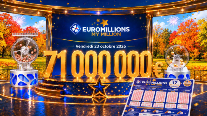 Résultats EuroMillions du vendredi 23 octobre 2026 : un nouveau millionnaire en ligne à My Million