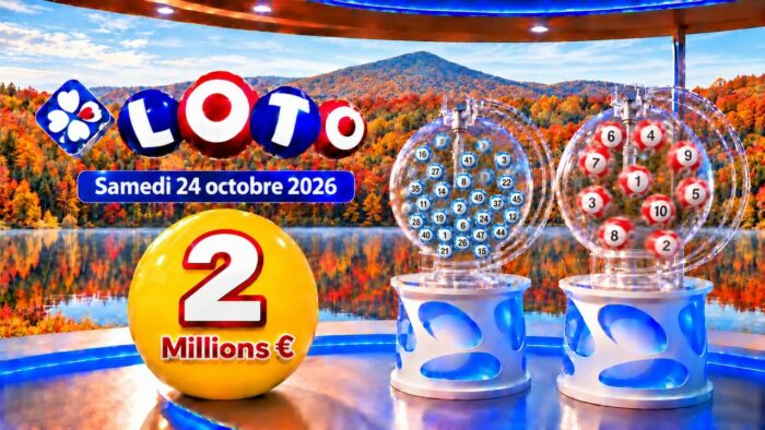 Résultats Loto FDJ du samedi 24 octobre 2026 : 1 joueur remporte 155 028 € au 2nd tirage